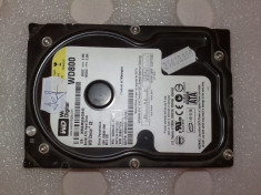 Hard disk ata Western Digital 80g 3,5&amp;quot; WD800JD-00JNA0 - Defect foto