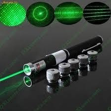 LASER POINTER VERDE 532nm 2000mW cu 5 capete de schimb foto