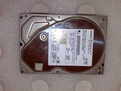 Hard disk sata Hitachi 320g 3,5&amp;quot; mac edition - Defect foto