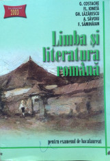 LIMBA SI LITERATURA ROMANA PENTRU EXAMENUL DE BACALAUREAT 2003 - G. Costache foto