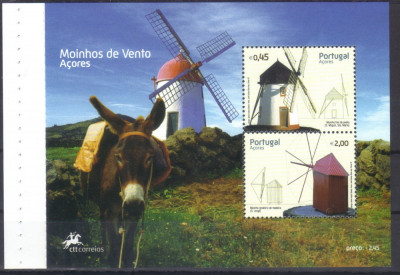 PORTUGALIA Azore 2007, Fauna - Mori de v&amp;acirc;nt, MNH foto