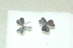 Cercei argint mici - diametru fata aprox. 5-6 mm foto