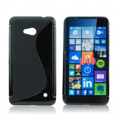 Husa Microsoft Lumia 640 Nokia TPU S-LINE Black foto