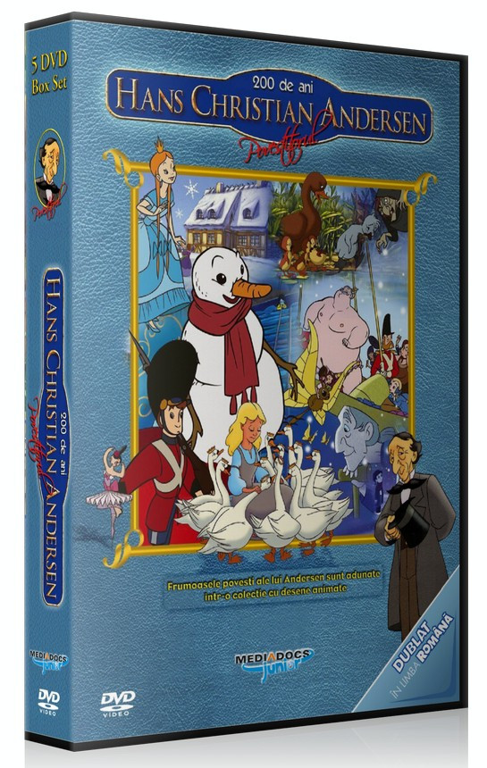 Hans Christian Andersen - Povestitorul - 5 DVD-uri Desene Dublate Romana |  Okazii.ro