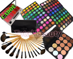 Trusa Machiaj 120 culori Fraulein38 Rainbow + 24 Pensule + Concealer + 6 Rujuri foto