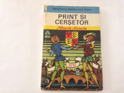 MARK TWAIN - PRINT SI CERSETOR {1986},rf3/1,RF4/2 foto