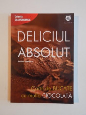 DELICIUL ABSOLUT. CARTE DE BUCATE CU MULTA CIOCOLATA de GABRIELA BOERESCU 2013 foto