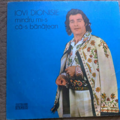 Iovi Dionisie mandru mi-s ca-s banatean disc vinyl lp muzica populara EPE 01842