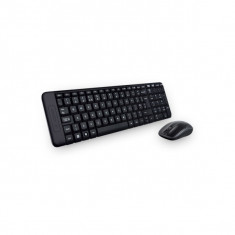 Kit tastatura+mouse Logitech Wireless Desktop MK220, black foto