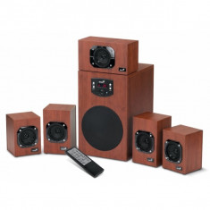 Boxe 5.1 Genius SW-HF5.1 4600 (31731028100), 125W RMS, 5 sateliti x 16W + subwoofer 45W foto