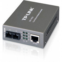 Media Convertor RJ-45 100Mbps la fibra SC single mode 100Mbps, TP-LINK MC110CS foto