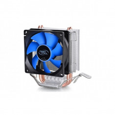 Cooler CPU DeepCool Iceedge Mini FS v2.0, Universal, ventilator 80mm, aluminiu, 2x heatpipe (Iceedge Mini FS v2.0) foto