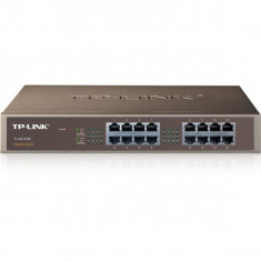 Switch 16 porturi 10/100/1000 TP-LINK TL-SG1016D, carcasa metalica, desktop/rack foto