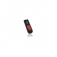 USB Stick ADATA C008 8GB USB 2.0, Capless, Black/Red foto