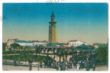 2775 - GIURGIU, firemen tower - old postcard - used - 1923