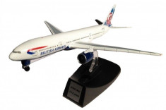 Macheta avion Boeing 777-200 British Airways scara 1:400 foto