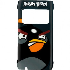 Husa Protectie Spate NOKIA Angry Birds CC-5004 Negru pentru Nokia X7 foto