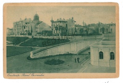 2764 - CONSTANTA, Parcul Cazinoului - old postcard - unused foto