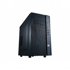 CARCASA COOLER MASTER N400, mid-tower, ATX, 2x 120mm fan (inclus), I/O panel, 1x USB 3.0, Black foto