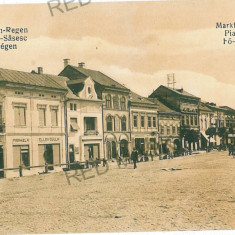2770 - REGHIN, Mures, Market - old postcard - unused