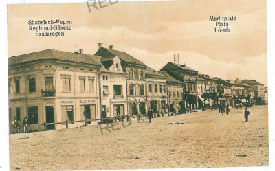 2770 - REGHIN, Mures, Market - old postcard - unused foto