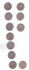 moneda argint 1 KORONA CORONA COROANE-lot de 11 bucati foto