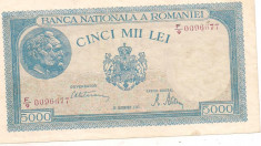 %bancnota-Romania-5000 lei 20 decembrie 1945 foto