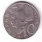 moneda argint -10 silingi SCHILLING 1958