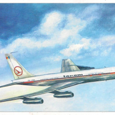 % carte postala (ilustrata)-TAROM-avionul Boeing 707