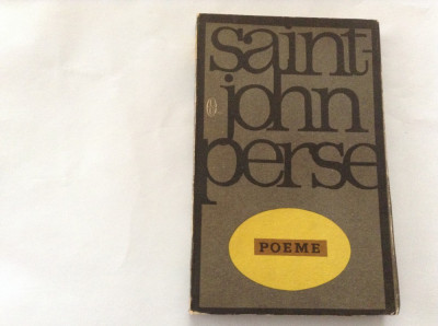 SAINT JOHN PERSE - POEME,RF2/1 foto