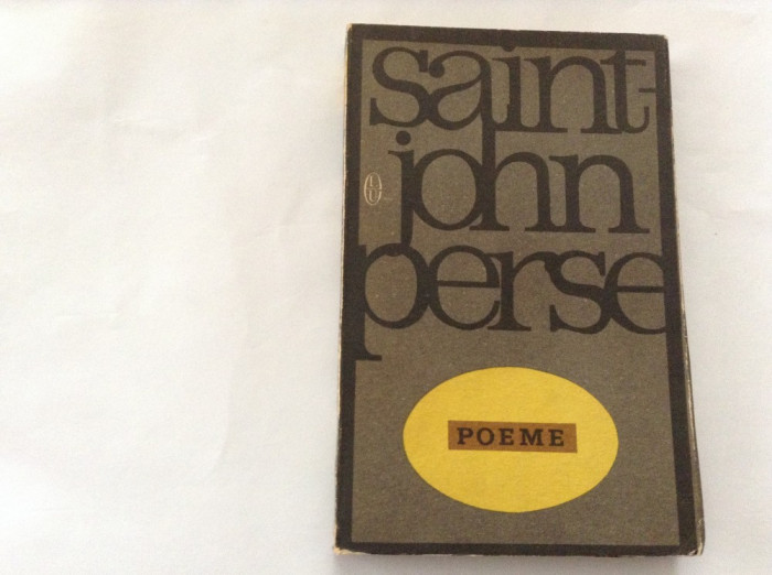 SAINT JOHN PERSE - POEME,RF2/1