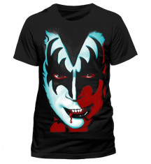 Tricou Kiss - Comic Gene Face foto