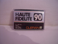 Vand caseta audio Cleran Haute Fidelite 90,originala,raritate! foto