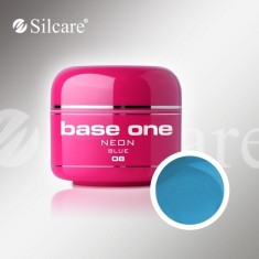 gel uv Polonia Silcare Base one color neon albastru 5 ml, pentru unghii false foto