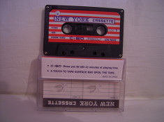 Vand caseta audio New York Cassette C 60, originala foto