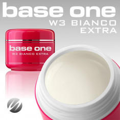 gel uv Polonia Silcare Base One pentru french, alb extra Bianco Extra 15 ml
