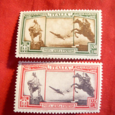 Serie mica - 50 Ani G. Garibaldi 1932 Italia , 2val. Posta Aeriana