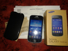 Samsung Galaxy Trend Lite S7390, la cutie, husa foto