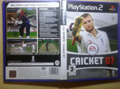 EA Sports Cricket 07 - JOC PS2 Playstation ( GameLand) foto