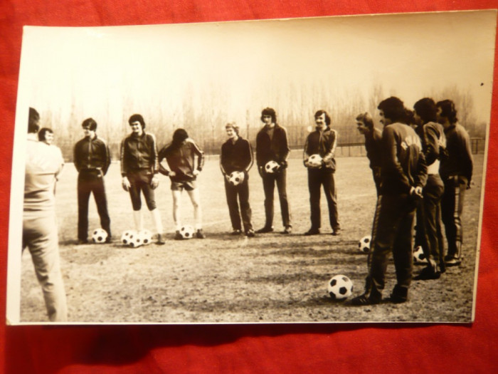 Fotografie- Antrenamentul Echipei Nationale de Fotbal , anii &#039;70