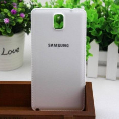 Capac spate alb Samsung Galaxy Note 3 N9000 + folie ecran