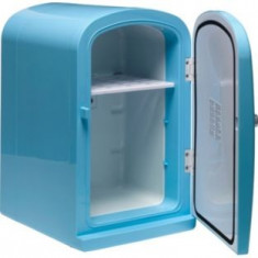 Mini frigider de voiaj 6L albastru foto