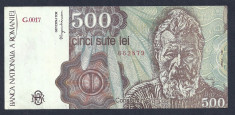 ROMANIA 500 LEI 1991 Aprilie [7] XF foto