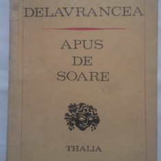 BARBU DELAVRANCEA - APUS DE SOARE