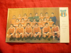 Fotografie- Ilustrata -Echipa Steaua Campioana 1975-1976 , 17,5x9,8 cm foto