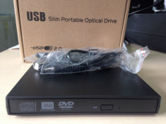 DVD-RW Extern pe USB 2.0 Ultra Slim Optic Laptop Sata Garantie Nou foto