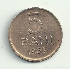 ROMANIA RPR 5 BANI 1957 [1] foto