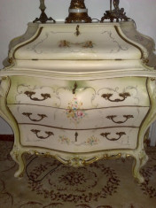 comoda/ribalta/secretaire cu oglinda stil baroc venetian(Ludovic/louis/rococo foto