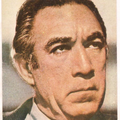 % carte postala (ilustrata ) -ACTORI-Anthony Quinn