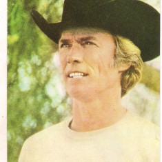 % carte postala (ilustrata ) -ACTORI-Clint Eastwood